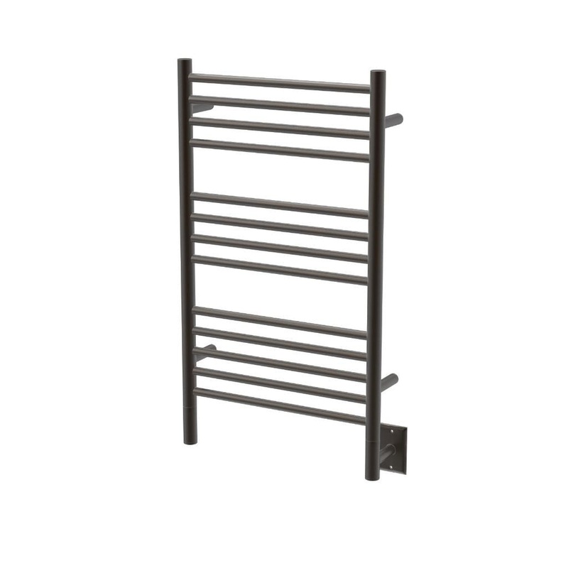 Amba Jeeves C Straight 13-Bar Oil Rubbed Bronze Finish Hardwired Towel Warmer