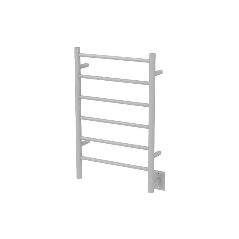 Amba Jeeves J Straight 6-Bar White Hardwired Drying Rack