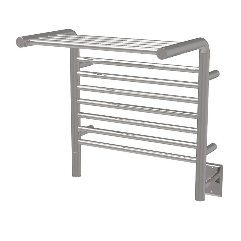 Amba Jeeves M Shelf 11-Bar Polished Stainless Steel Hardwired Towel Warmer