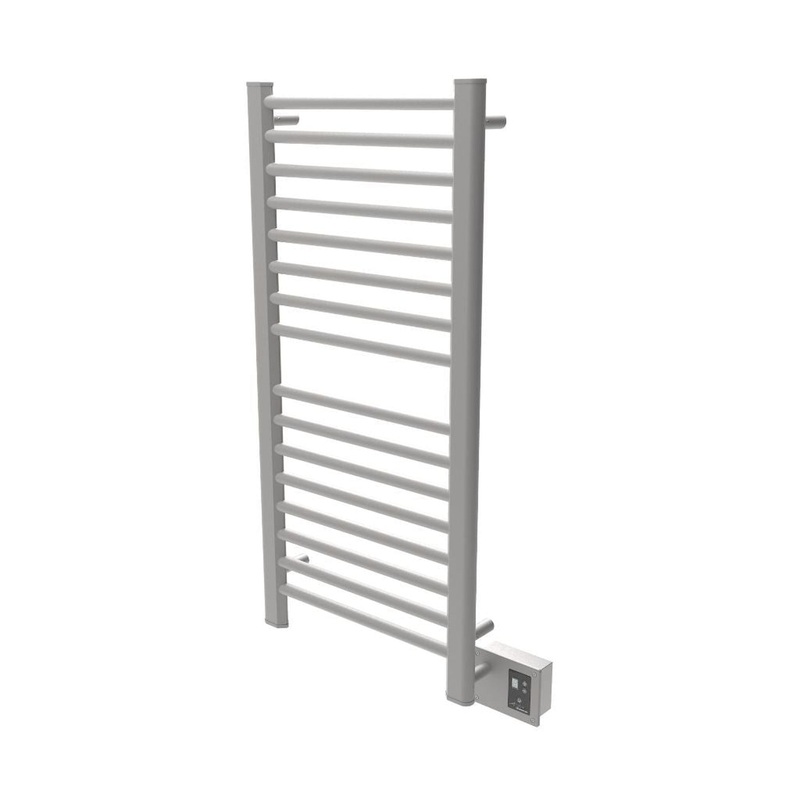 Amba Sirio 21" x 42" 16-Bar Brushed Stainless Steel Hardwired Towel Warmer