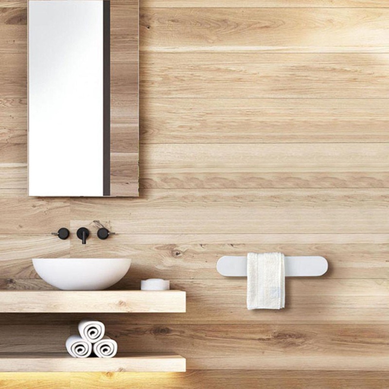 Maya Bath Asta 19" x 4" Ceramic Wall-Mounted Hardwired Electric Towel Warmer
