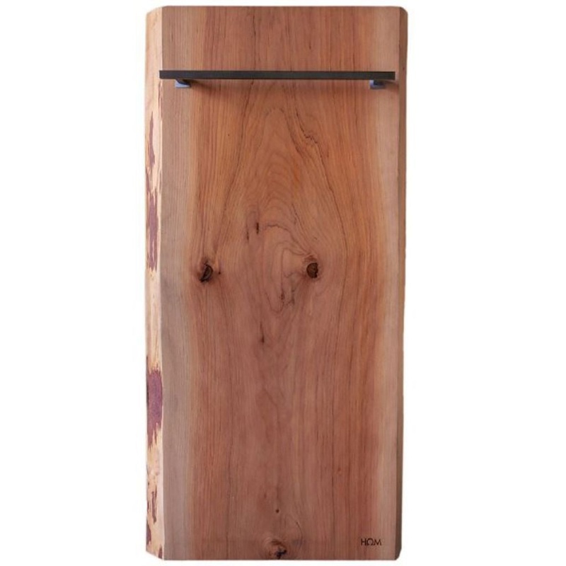 Maya Bath Legno 16" x 32" Wood Wall-Mounted Hardwired Electric Towel Warmer