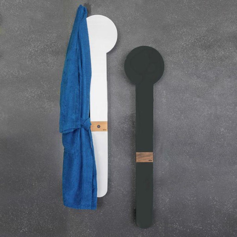 Maya Bath Torre 9" x 43" Black Ceramic Wall-Mounted Hardwired Electric Towel Warmer