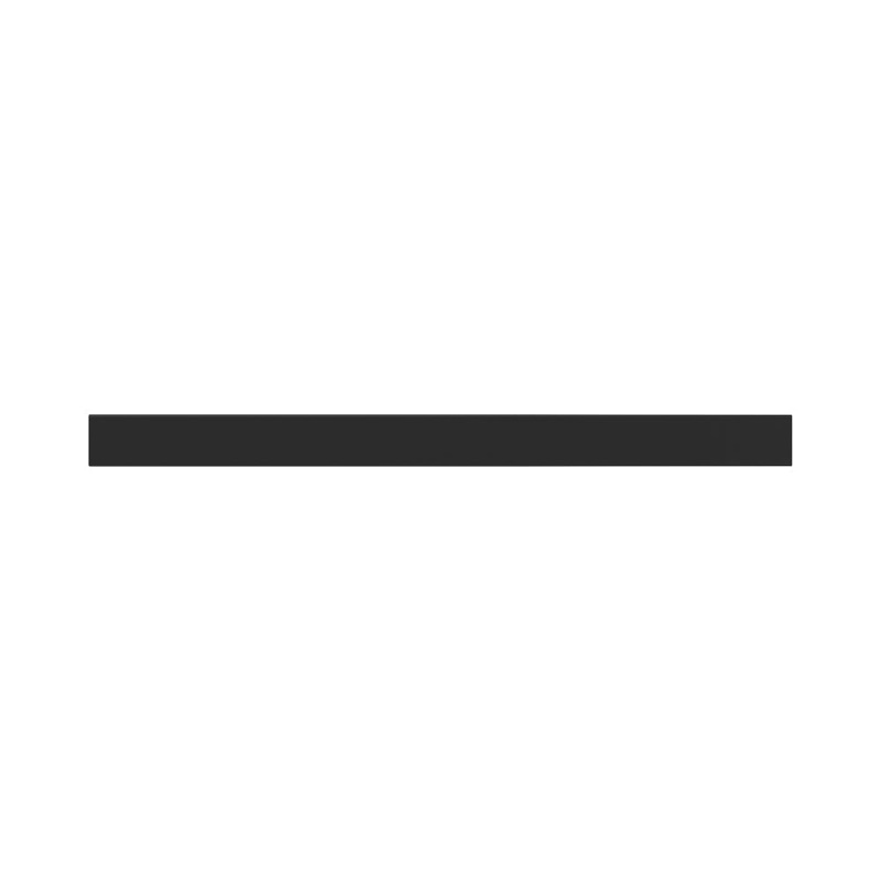 Amba Modello I Square 20" Hardwired Single Bar Matte Black Towel Warmer