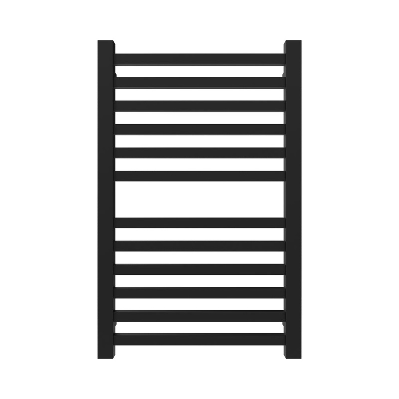 Amba Quadro Q2132 12-Bar Matte Black Hardwired Towel Warmer