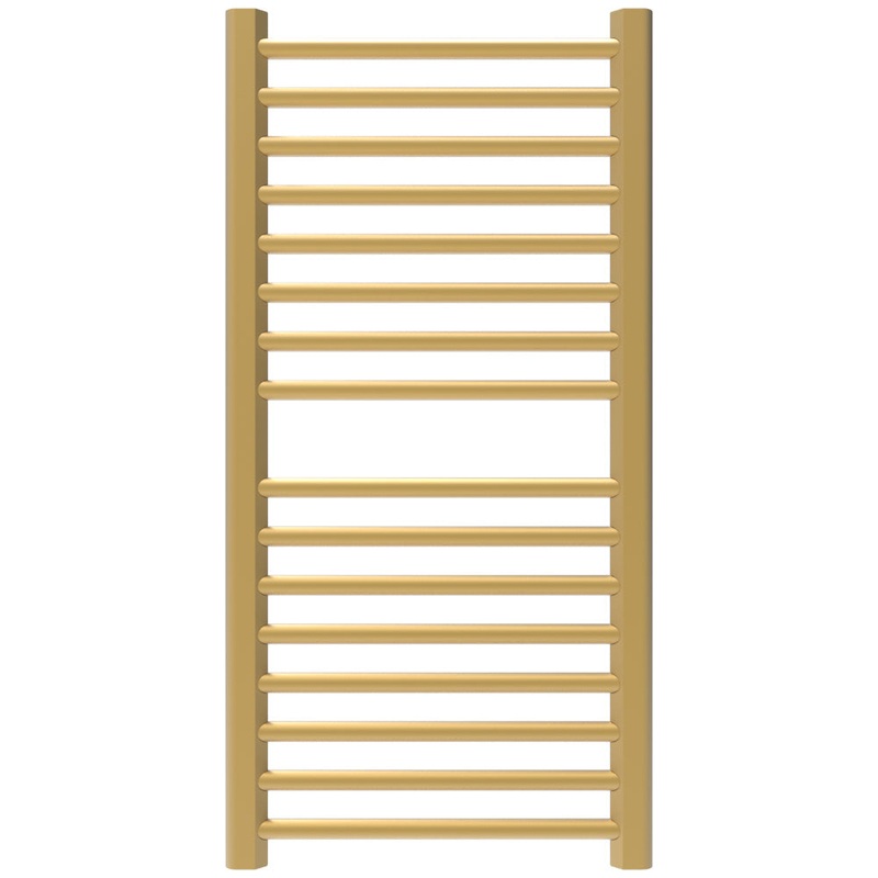 Amba Sirio S2142 16-Bar Satin Brass Hardwired Towel Warmer