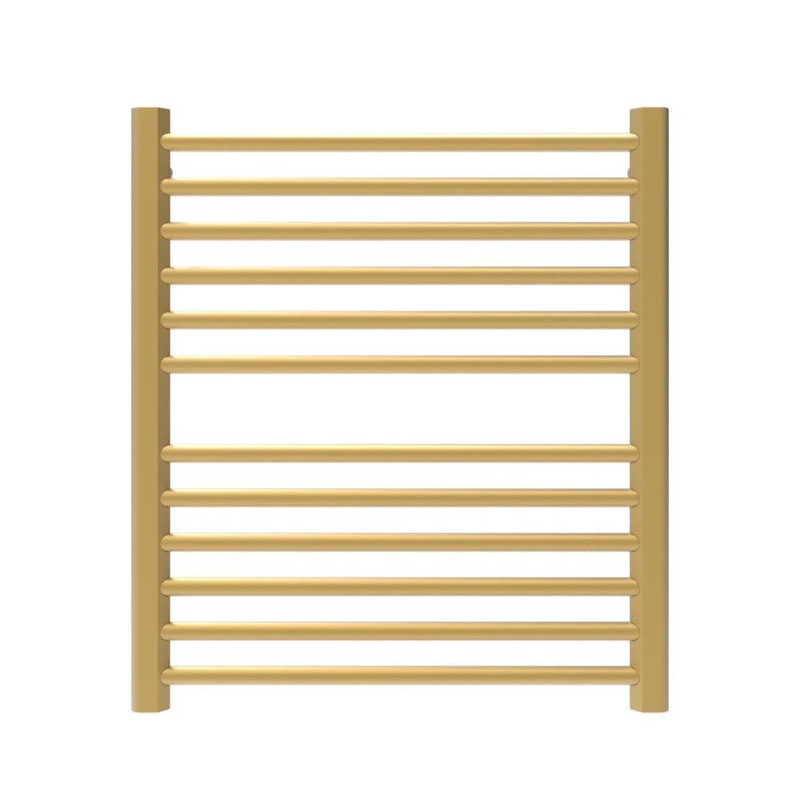 Amba Sirio S2932 12-Bar Satin Brass Hardwired Towel Warmer
