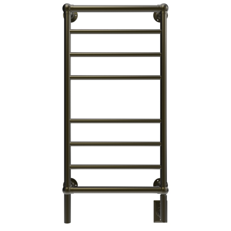 Amba Traditional 21" 8-Bar Brushed Bronze Hardwired Towel Warmer