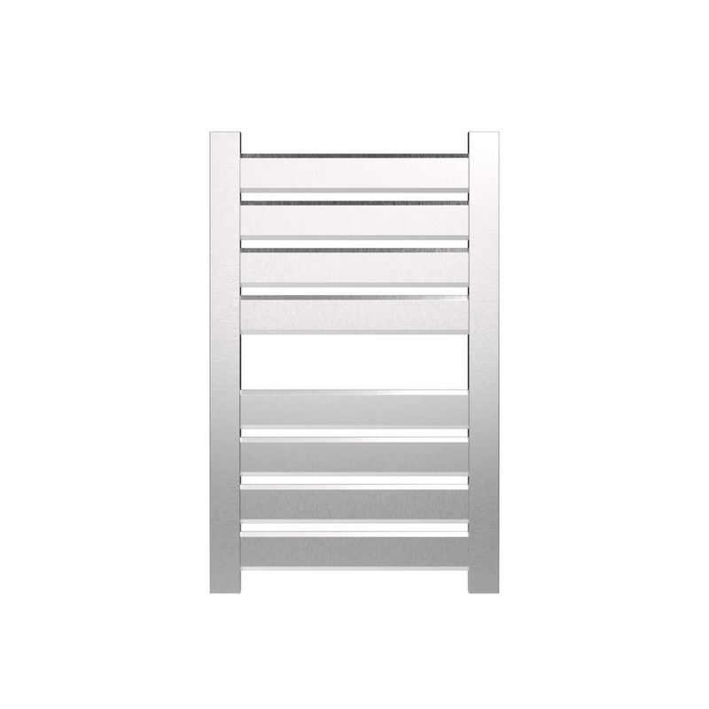 Amba Vega V2337 8-Panel Brushed Stainless Steel Hardwired Towel Warmer