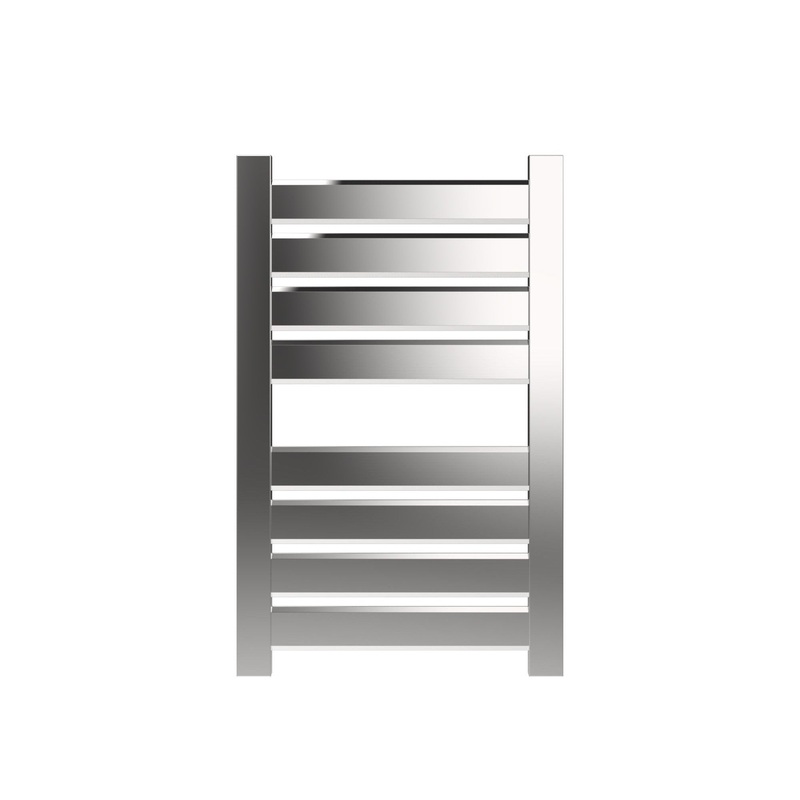 Amba Vega V2337 8-Panel Polished Stainless Steel Hardwired Towel Warmer