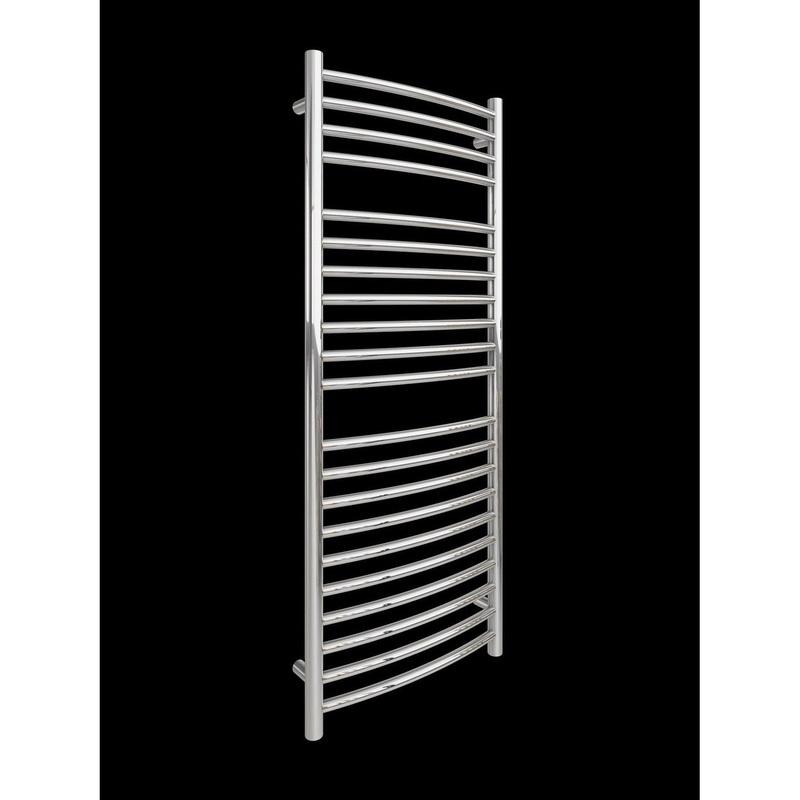 Cozy in Paris Hestia 24" x 59" 210 W 716 BTU Chrome Electric Heating Wall-Mounted Towel Warmer