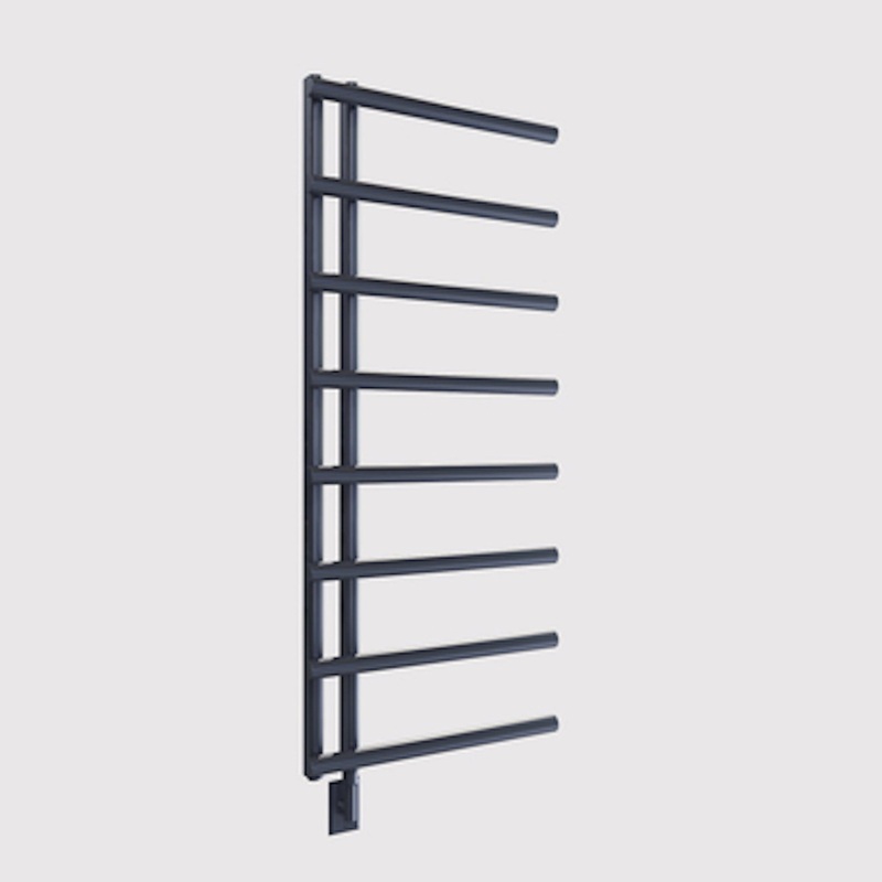 Cozy in Paris Rhea 24" x 55" 400 W 475 BTU Black Electric Heating Wall-Mounted Towel Warmer