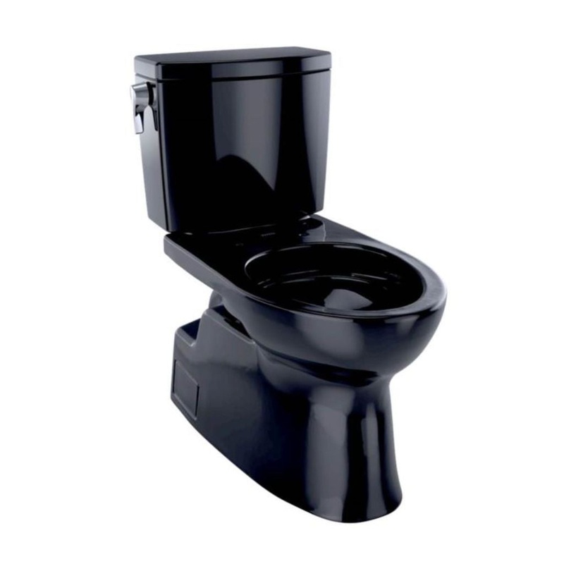 TOTO Vespin Ebony 1G Tornado-Flush Two-Piece Elongated 1.0 GPF Toilet