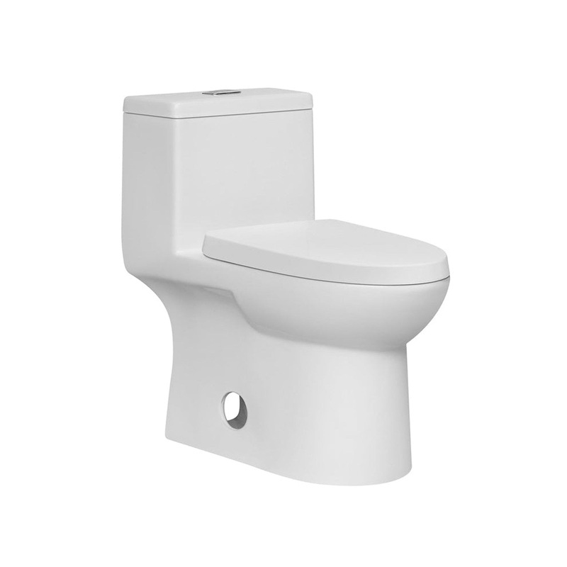 Duko Indio III One-Piece Dual Flush Round Front Toilet