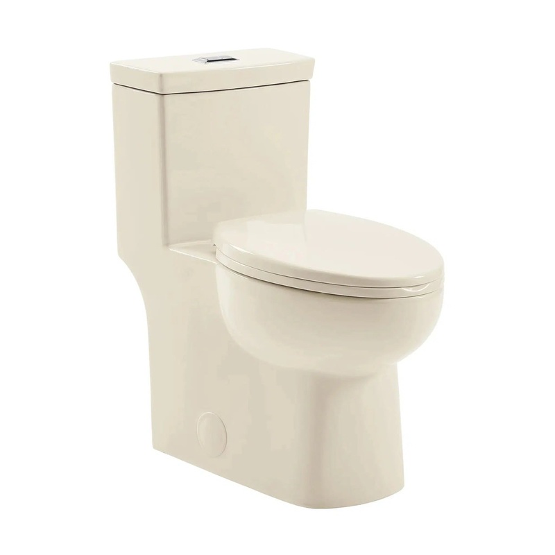 Swiss Madison Class 15" x 30" One-Piece Bisque Elongated Floor-Mounted Toilet With 1.1/1.6 GPF