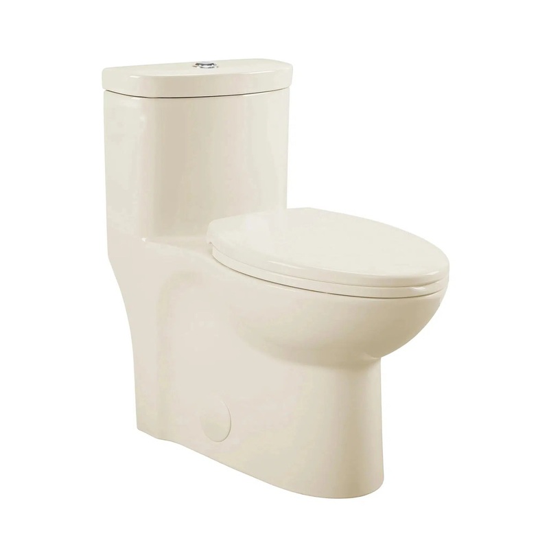 Swiss Madison Sublime 16" x 28" Bisque One-Piece Elongated Floor Mounted Toilet With 1.1/1.6 GPF Dual-Flush Function