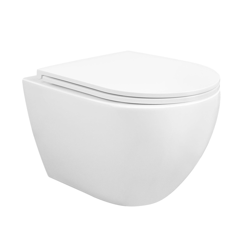 DeerValley Liberty 1.1/1.6GPF Siphon Flushing Elongated White Wall-Mounted Toilet