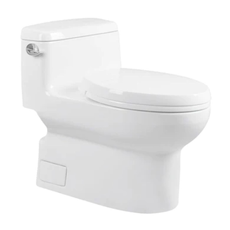 LessCare One Piece Modern Toilet with Soft Close Seat