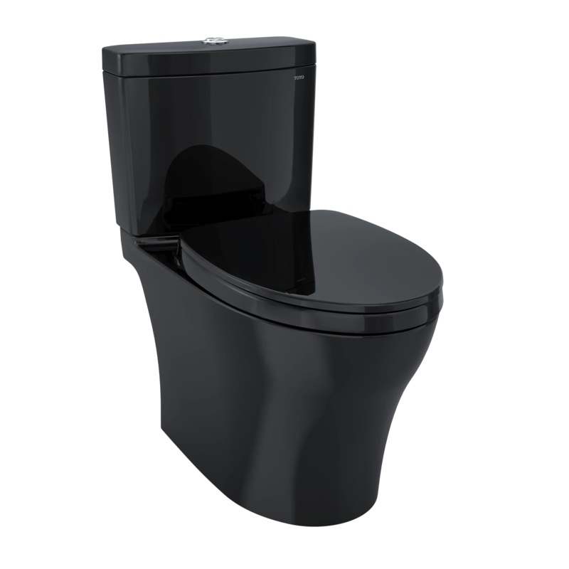 Toto Aquia IV Ebony Universal Height Two-Piece Toilet