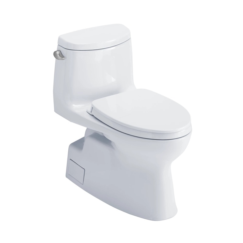 Toto Carlyle II Colonial White 1.28 GPF Left Hand Lever One Piece Toilet