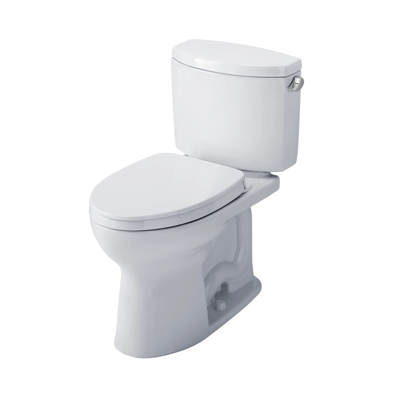 Toto Drake II Cotton Two-Piece Toilet Right Hand Lever 1.28 GPH