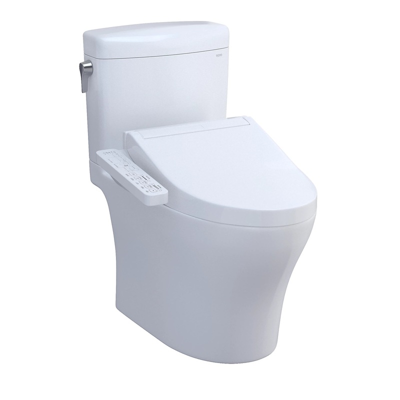 Toto Aquia IV Cube Cotton Washlet C2 Two Piece Toilet