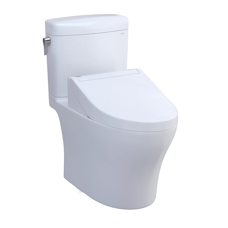 Toto Aquia IV Cube Cotton Washlet C5 Two Piece Toilet