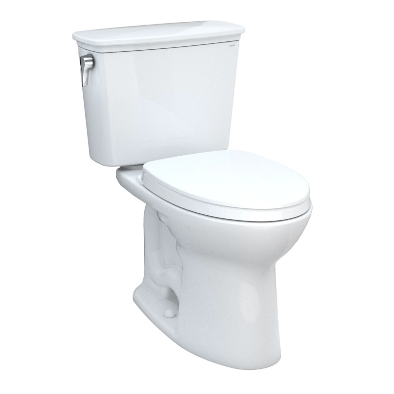 Toto Drake Cotton 1.28 GPF Transitional Two Piece Toilet With Elongated Bowl