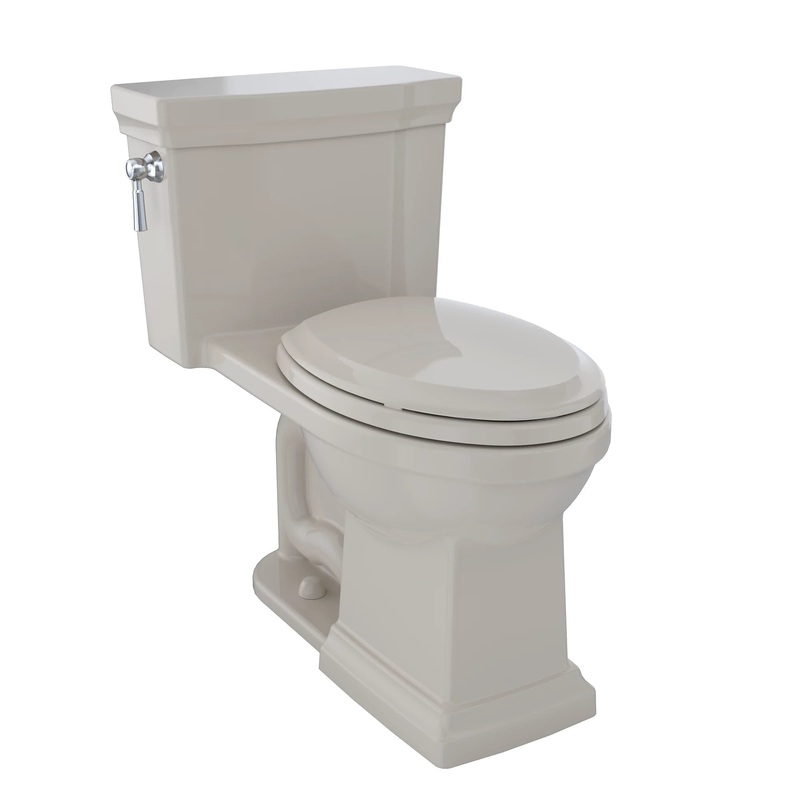 Toto Promenade II Bone 1.28 GPF Universal Height One-Piece Toilet With Elongated Bowl