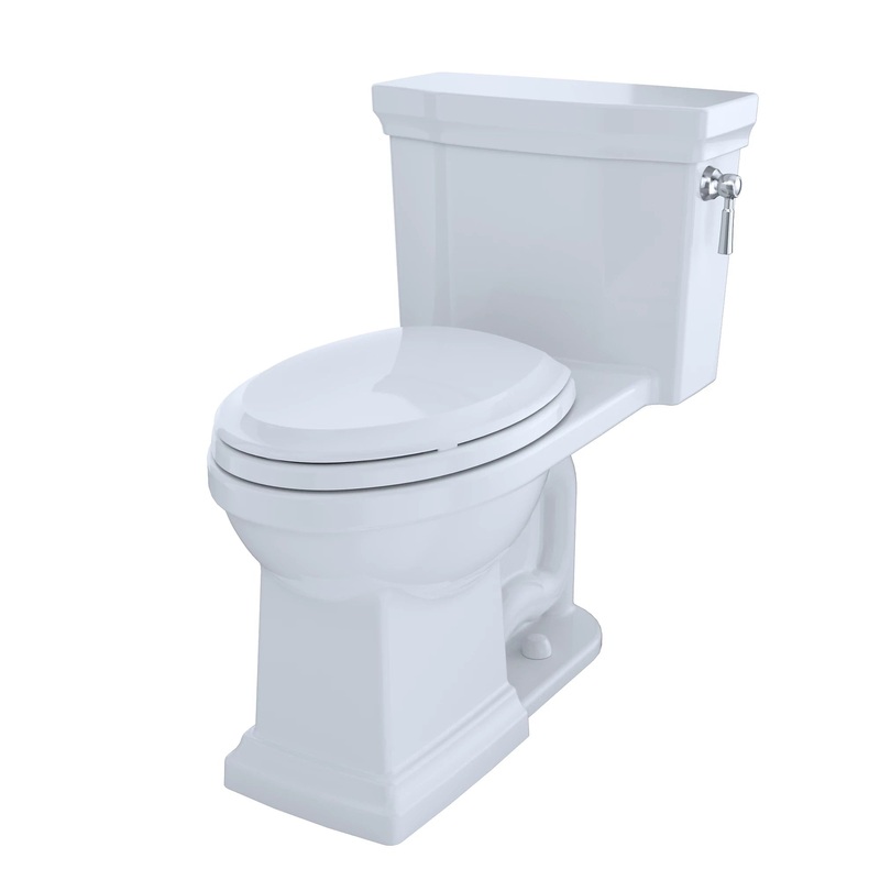 Toto Promenade II Cotton 1.28 GPF Universal Height Right Hand Lever One-Piece Toilet