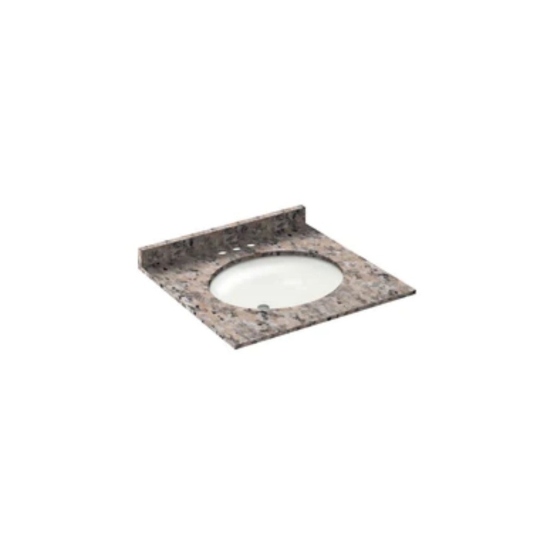 LessCare 25" x 22" Burlywood with Backsplash (4 in Spread)