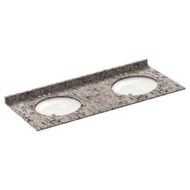 LessCare 61" x 22" Burlywood with Backsplash (4 in Spread)