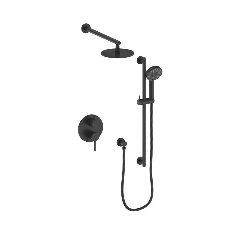 ZLINE El Dorado Matte Black Rain Shower System