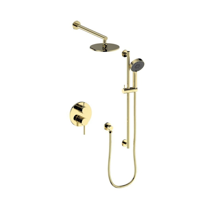 ZLINE El Dorado Polished Gold Rain Shower System