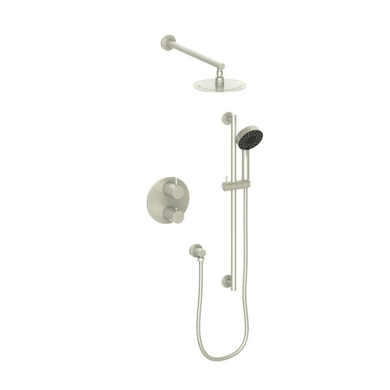 ZLINE Emerald Bay Brushed Nickel Thermostatic Rain Shower System