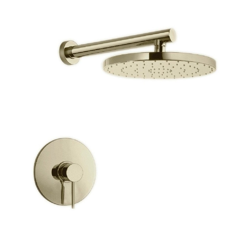 LaToscana Elba Brushed Nickel Pressure Balance Shower Kit