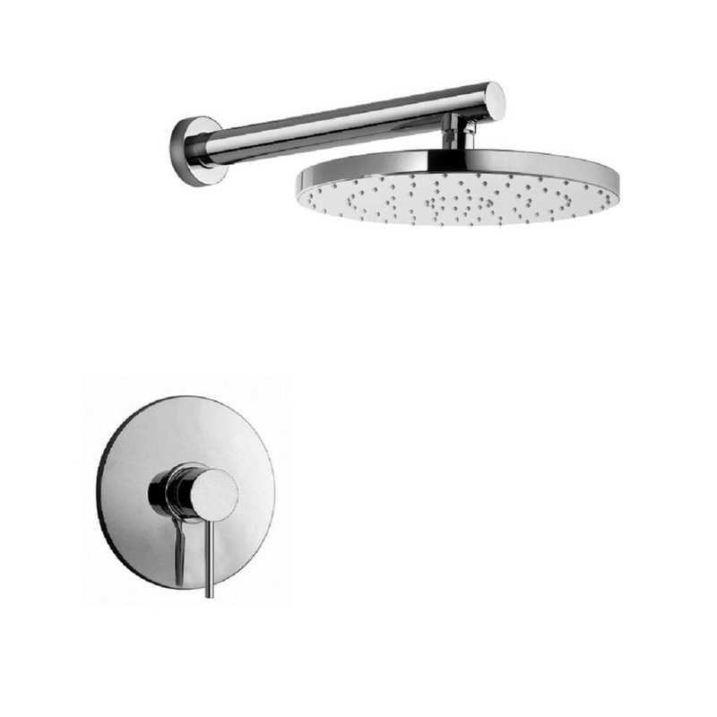 LaToscana Elba Chrome Pressure Balance Shower Kit