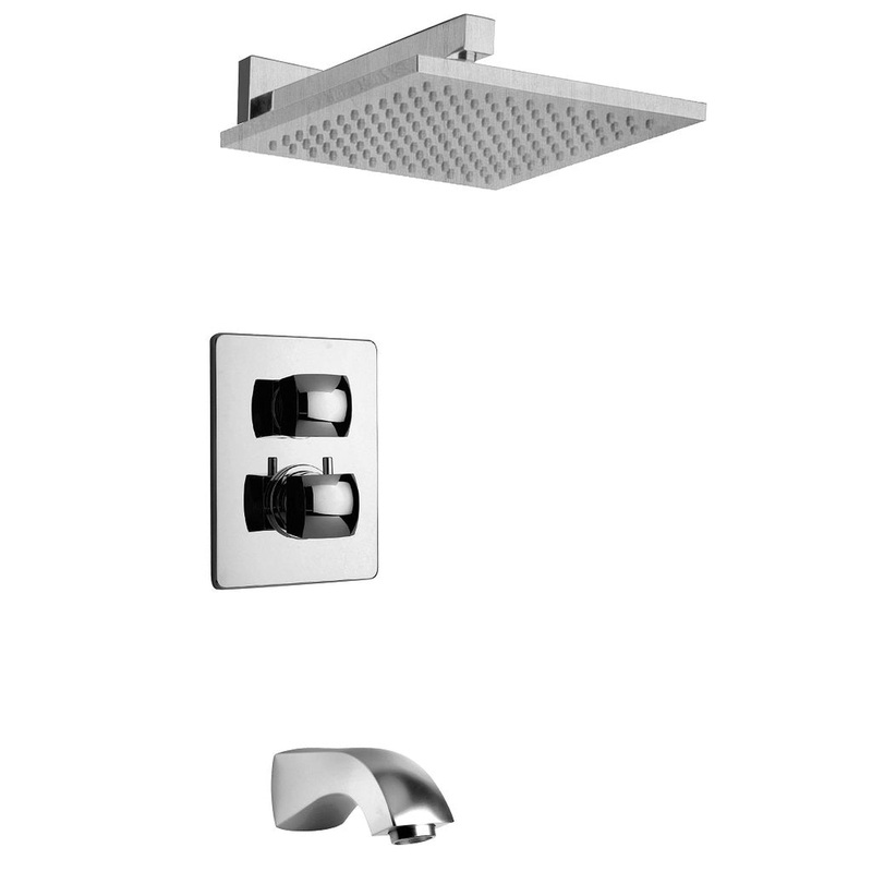 LaToscana Lady Chrome Thermostatic Tub & Shower Kit