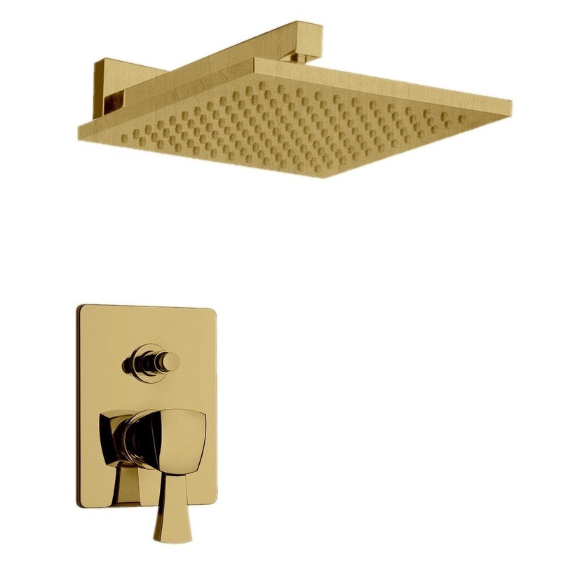 LaToscana Lady Matt Gold Pressure Balance Shower Kit