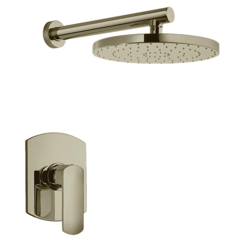 LaToscana Novello Brushed Nickel Pressure Balance Shower Kit