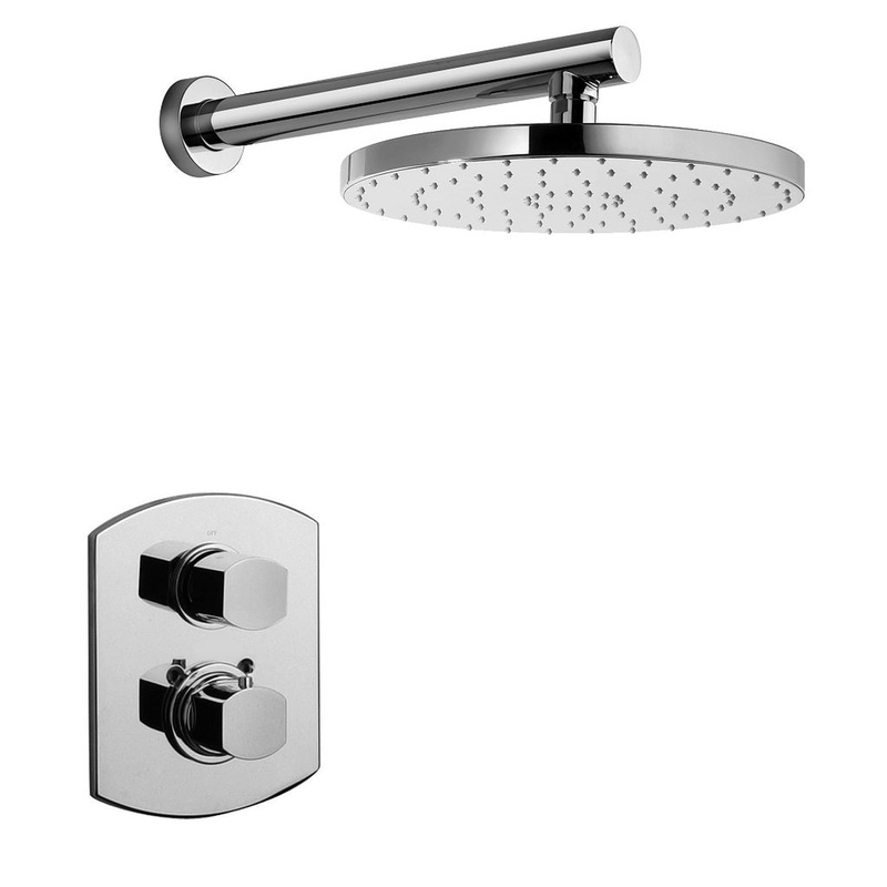 LaToscana Novello Chrome Thermostatic Shower Kit