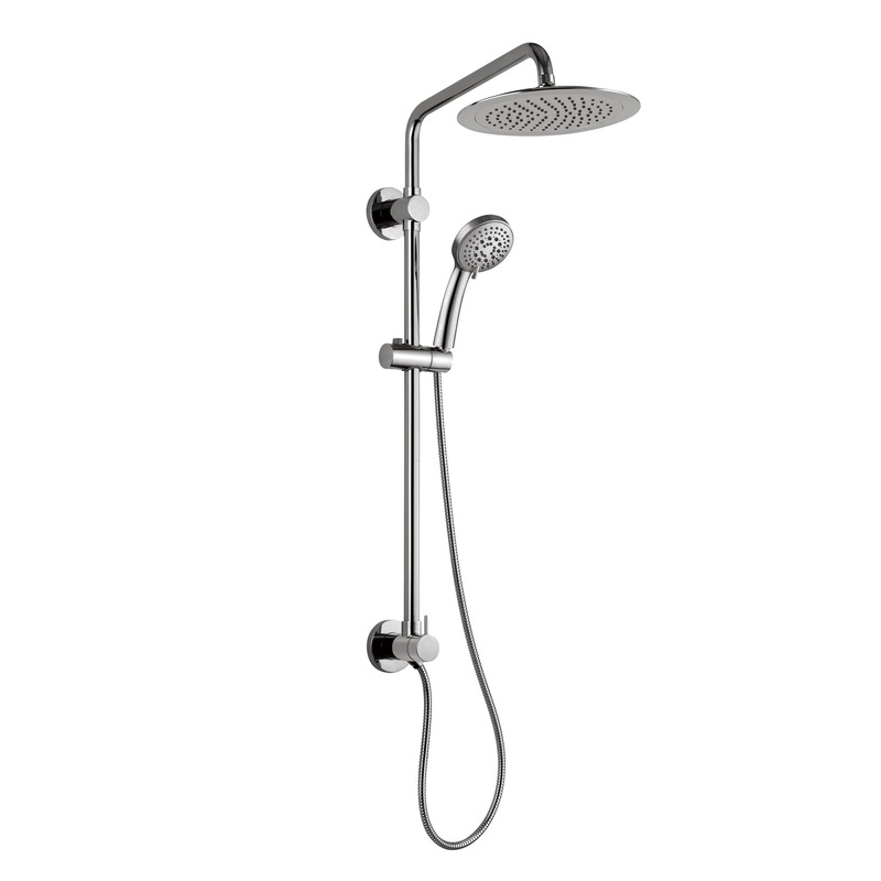 PULSE ShowerSpas SeaBreeze II 1.8 GPM Rain Shower System in Brushed Nickel Finish With 3-Function Hand Shower