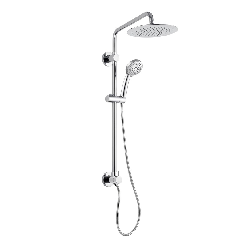 PULSE ShowerSpas SeaBreeze II 2.5 GPM Rain Shower System in Chrome Finish With 3-Function Hand Shower