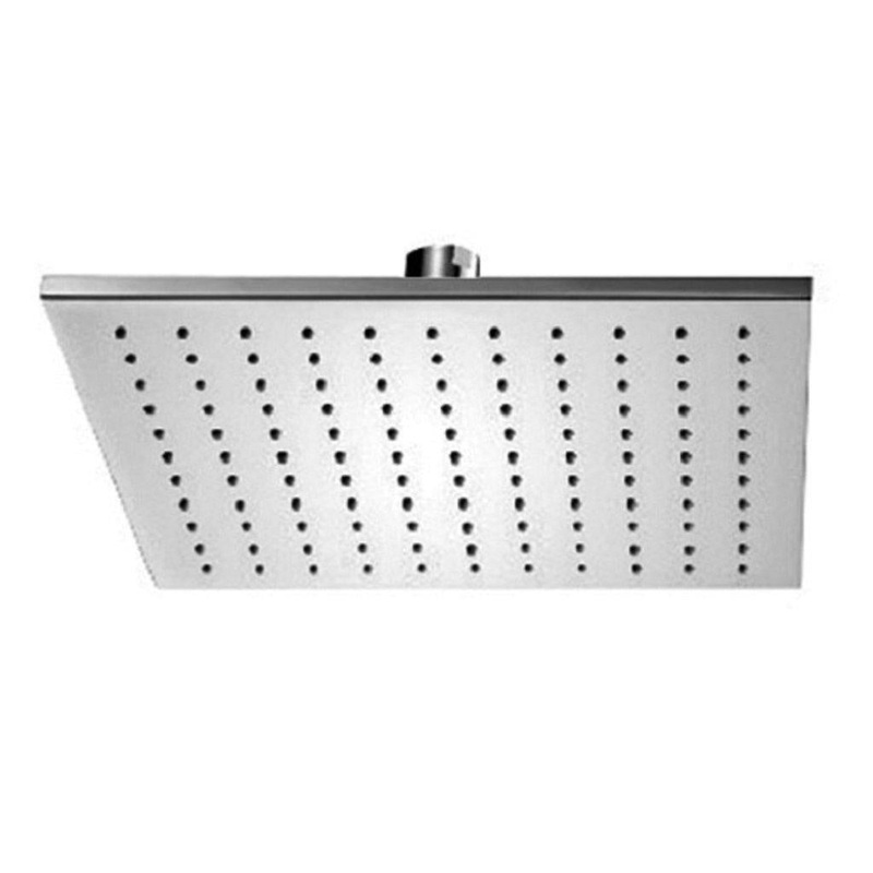 LaToscana Shower Line 12" Square Chrome Brass Shower Head