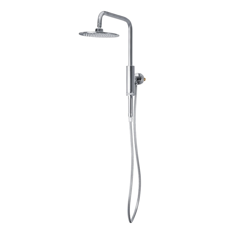 PULSE ShowerSpas Aquarius 2.5 GPM Shower System in Chrome Finish With Rain Shower Head and Single Function Hand Shower