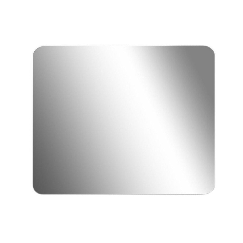 LaToscana Edmo 21.25" x 37.75" Modern Horizontal Rectangular Frameless Wall Mirror With Rounded Edges
