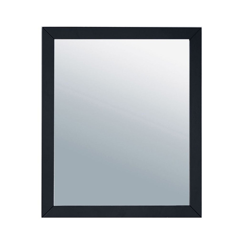 Laviva Sterling 24" Espresso Fully Framed Rectangular Mirror