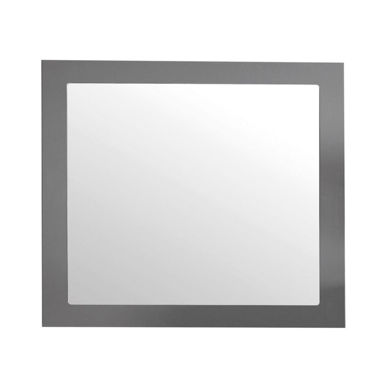 Laviva Sterling 36" Gray Fully Framed Rectangular Mirror