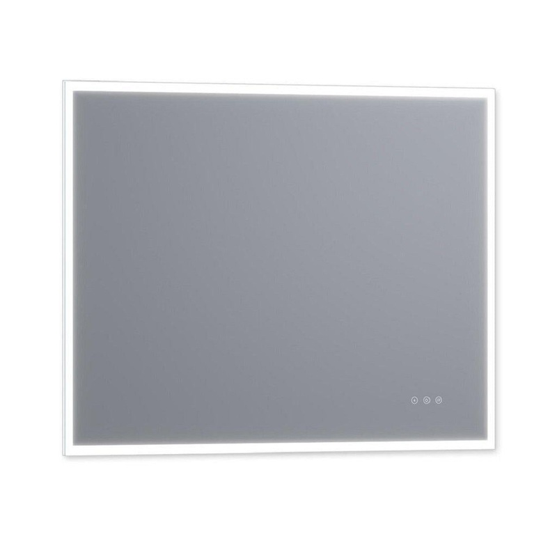 Luxaar Lucent 48" x 36" Wall-Mounted LED Vanity Mirror With Color Changer, Memory Dimmer & Defogger
