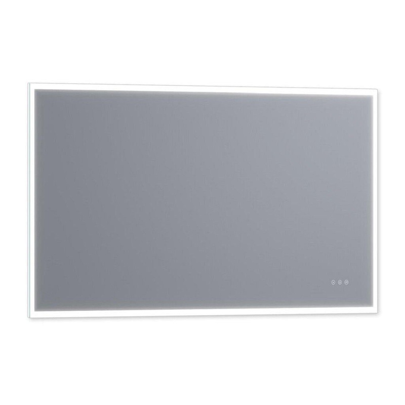 Luxaar Lucent 70" x 36" Wall-Mounted LED Vanity Mirror With Color Changer, Memory Dimmer & Defogger